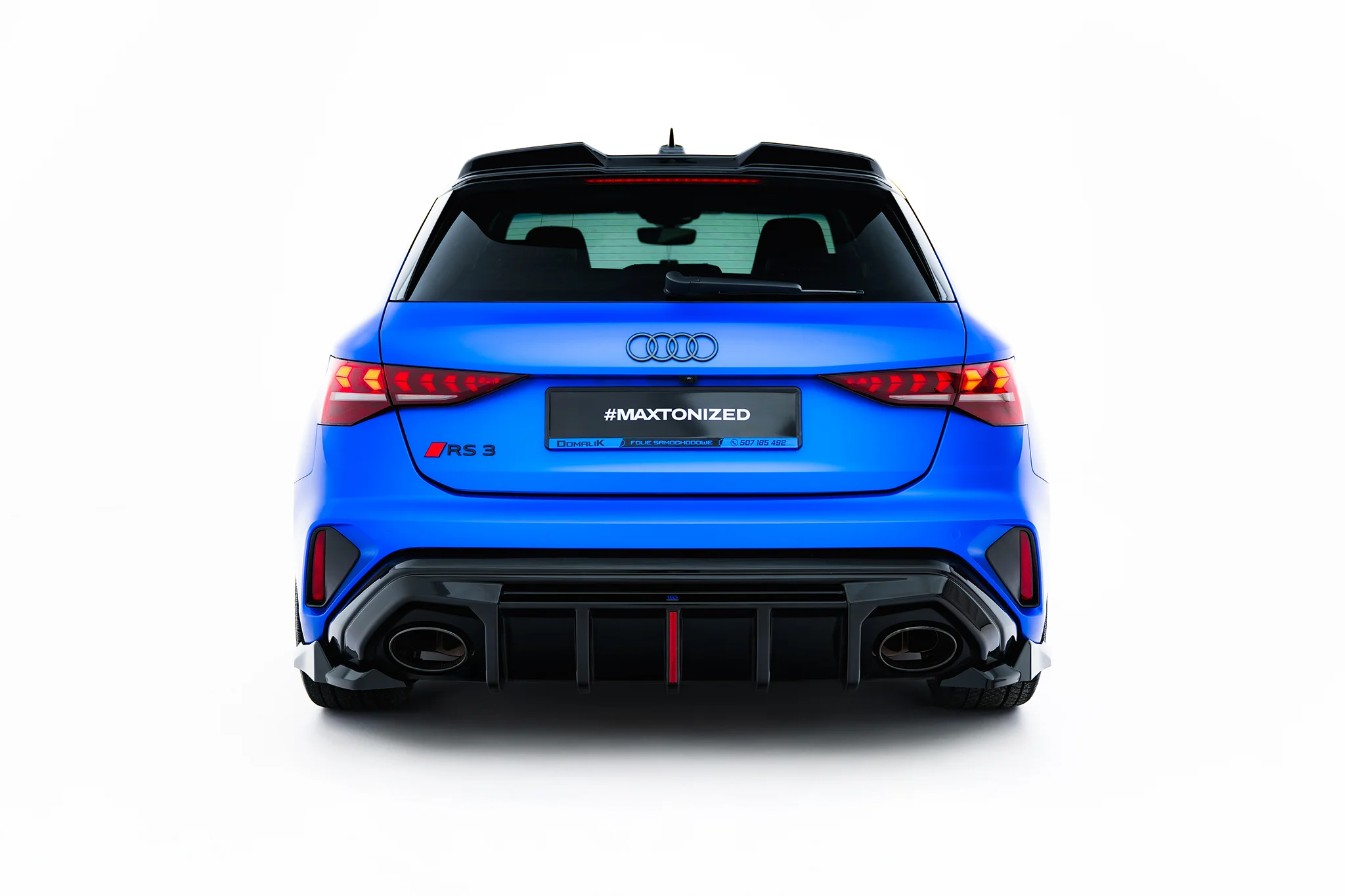 Sidesplitters bak Audi RS3 (8Y) Facelift 2024 -> | Glossy Black Edition – bilde 4