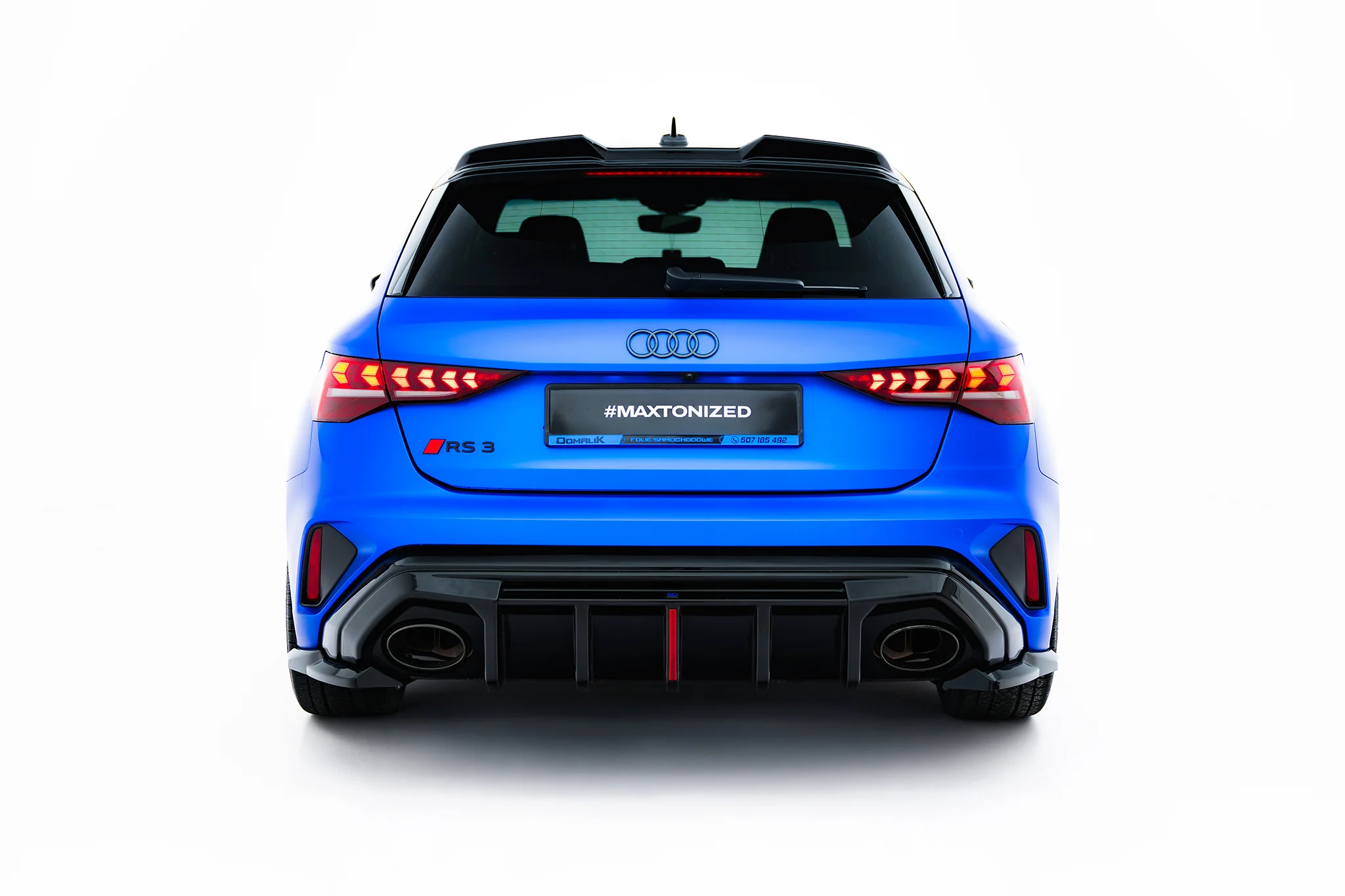Sidesplitters bak Audi RS3 8Y Facelift 2024 -> | Glossy Black Edition V1 – bilde 2