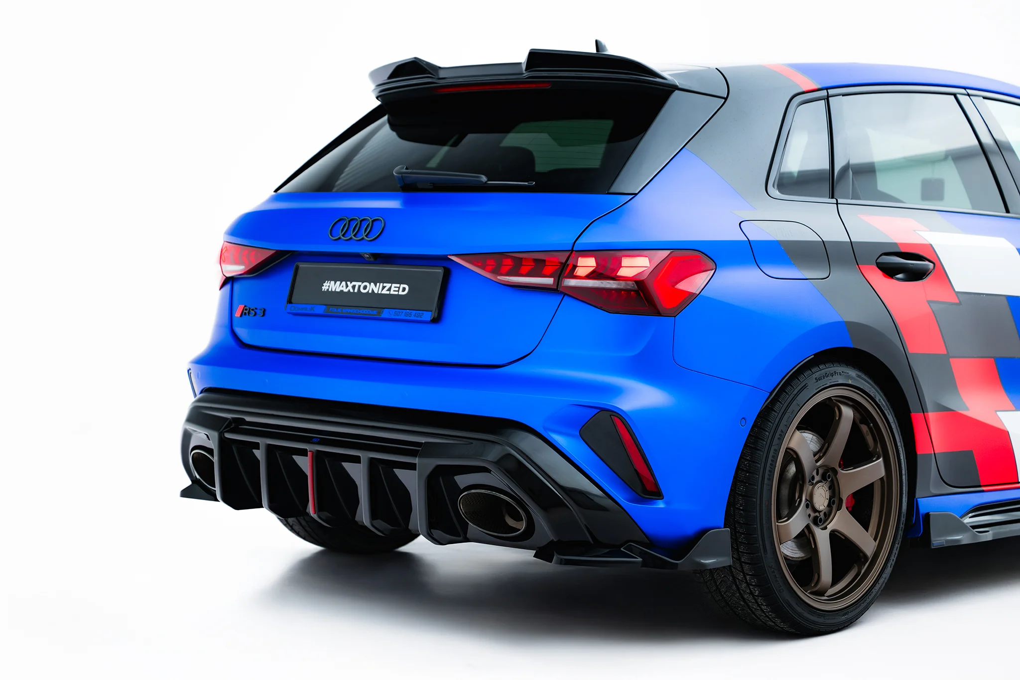 Sidesplitters bak Audi RS3 (8Y) Facelift 2024 -> | Glossy Black Edition V2 – bilde 4