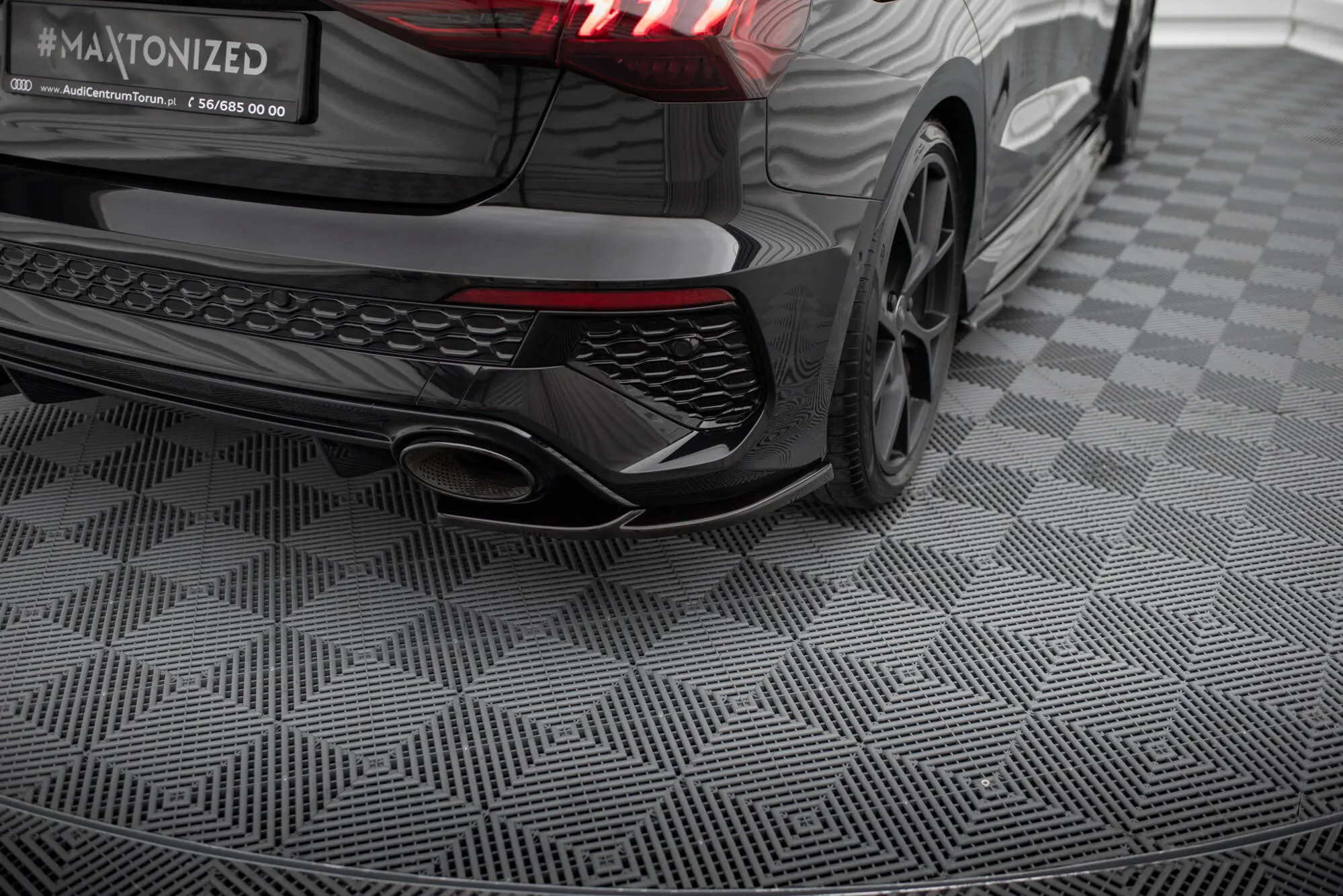 Sidesplitters bak Audi RS3 (8Y) Sportback 2020 - > | V.1 Glossy Black Edition