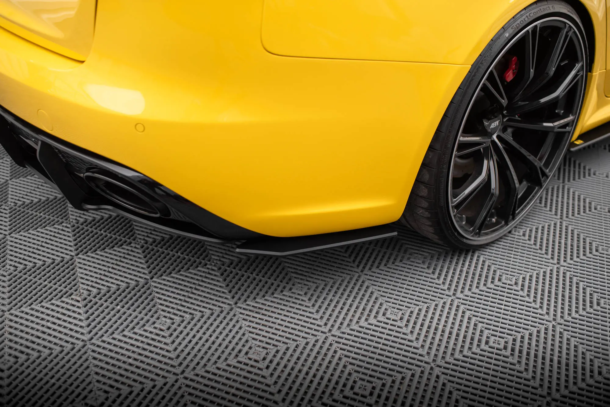 Sidesplitters bak Audi RS4 (B8) 2012-2015 | Street Pro Black Edition
