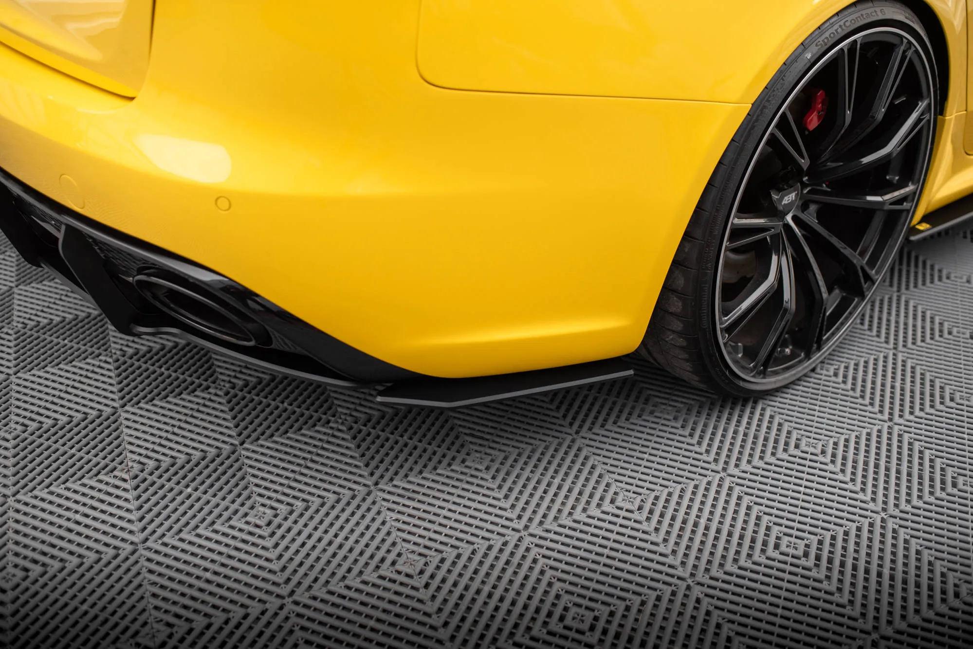 Sidesplitters bak Audi RS4 (B8) 2012-2015 | Street Pro Black Edition