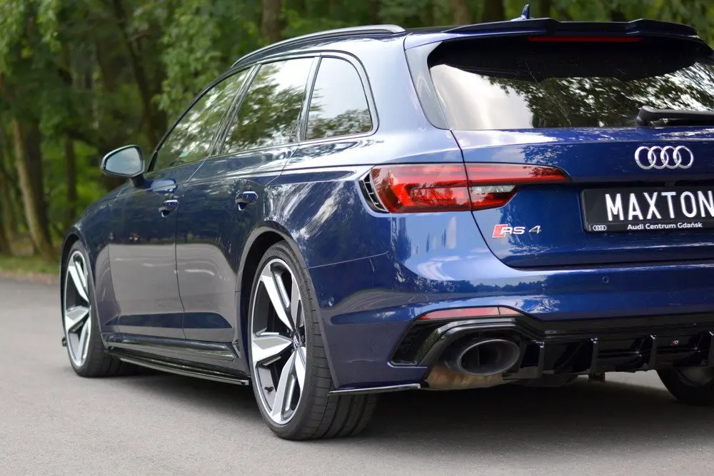 Sidesplitters bak Audi RS4 B9 2017 - > | Glossy Black Edition – bilde 3