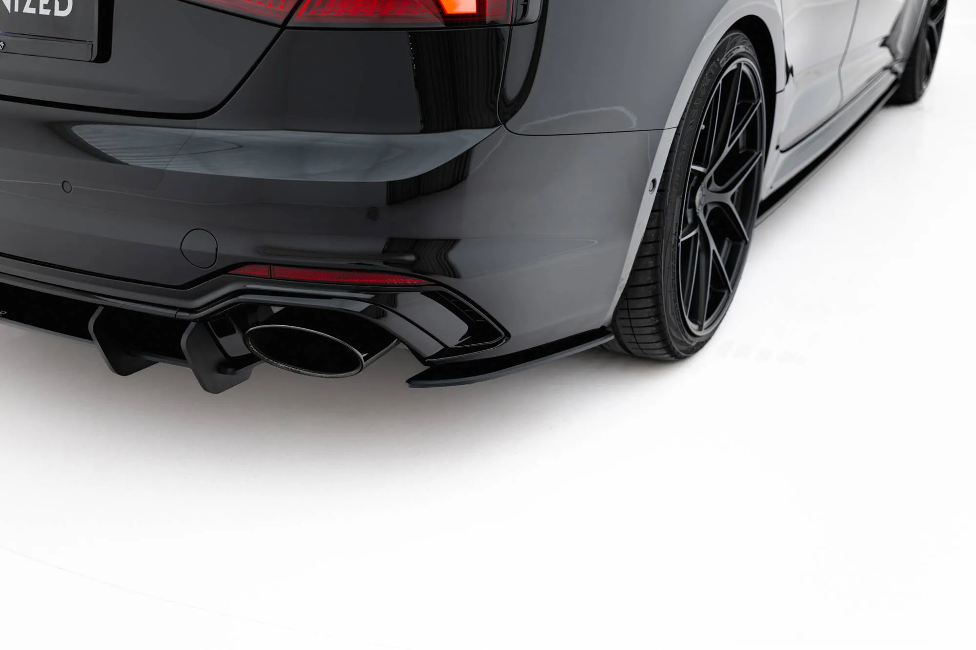 Sidesplitters bak Audi RS5 (F5) 2017 - 2019 | Street Pro Black Edition