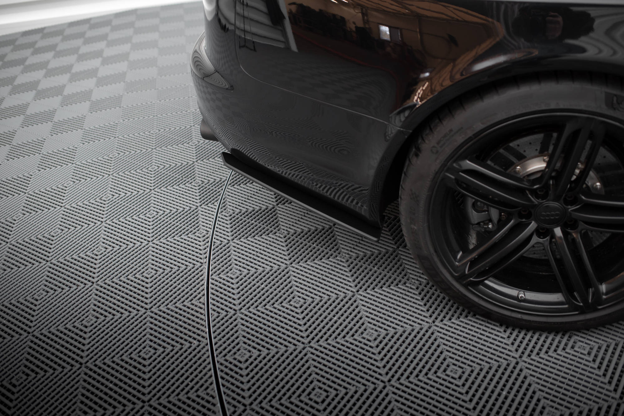 Sidesplitters bak Audi RS6 (C6) Avant 2007 - 2010 | Street Pro Black Edition – bilde 2