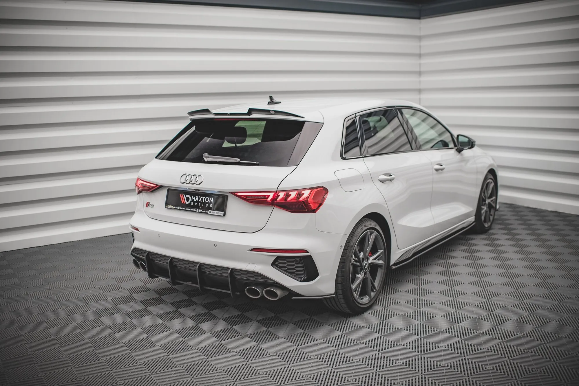 Sidesplitters bak Audi S3 2020-2026 | Street Pro Black Edition – bilde 2