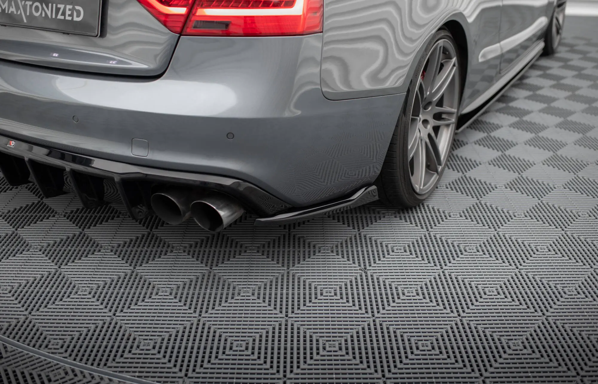 Sidesplitters bak Audi S5 (8T) Coupe facelift 2011 - 2016 | V.2 Glossy Black Edition – bilde 4