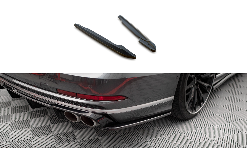 Sidesplitters bak Audi S8 (D5) 2019 - 2021 | V.2 Glossy Black Edition – bilde 2