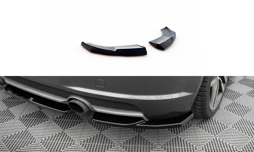 Sidesplitters bak Audi TT (8S) S-Line 2014 - 2018 | V.1 Glossy Black Edition – bilde 2