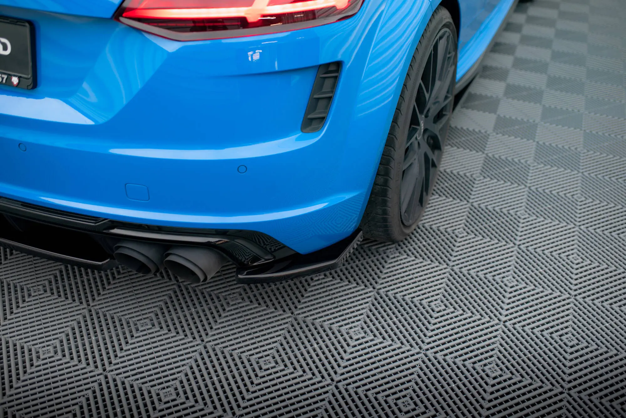 Sidesplitters bak Audi TT S (8S) 2014 - 2018 | Glossy Black Edition