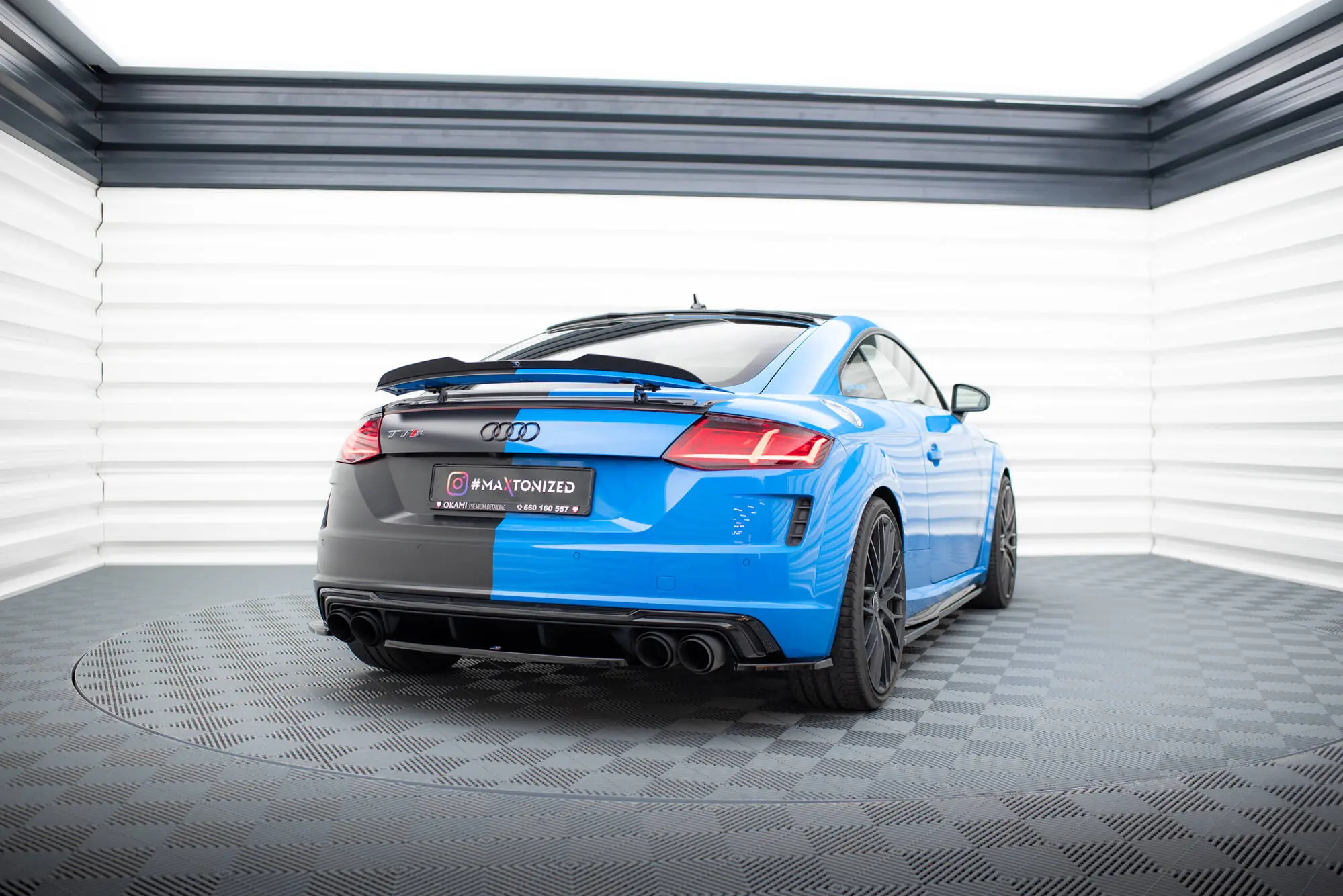 Sidesplitters bak Audi TT S (8S) 2014 - 2018 | Glossy Black Edition – bilde 5