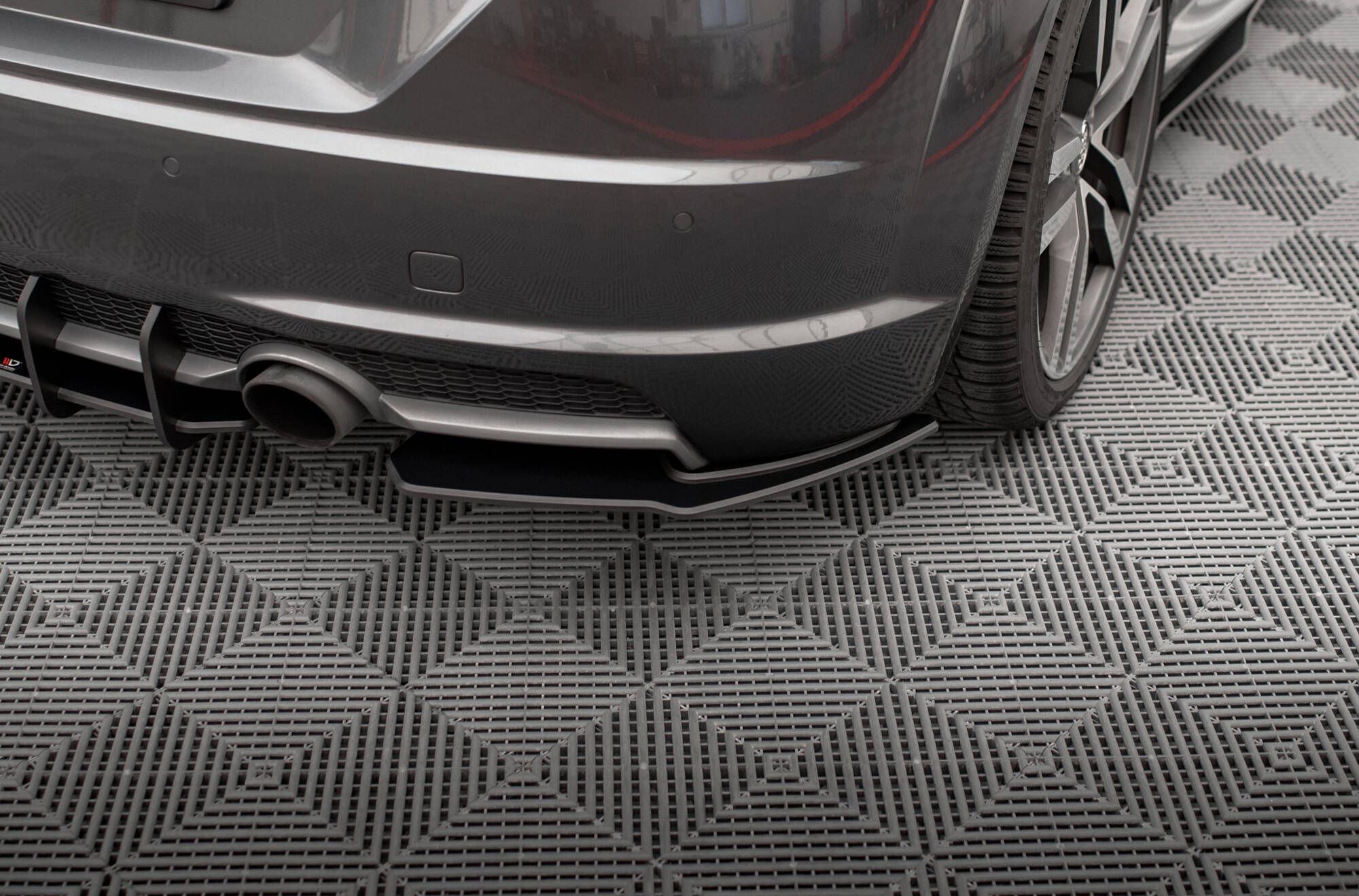 Sidesplitters bak Audi TT S-Line (8S) 2014 - 2018 | Street Pro Black Edition