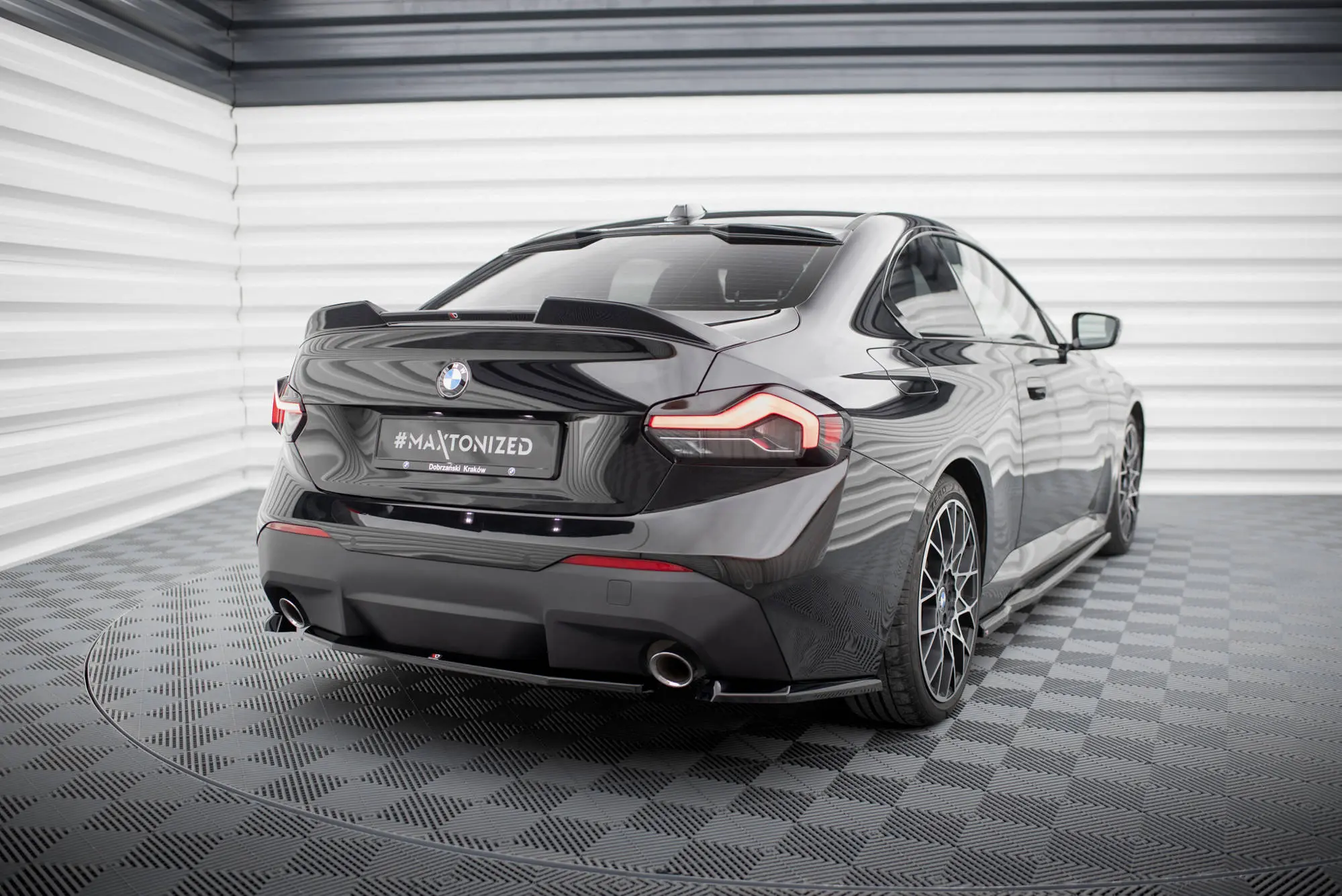 Sidesplitters bak BMW 2 Coupe (G42) 2021 - > | V.1 Glossy Black Edition – bilde 4