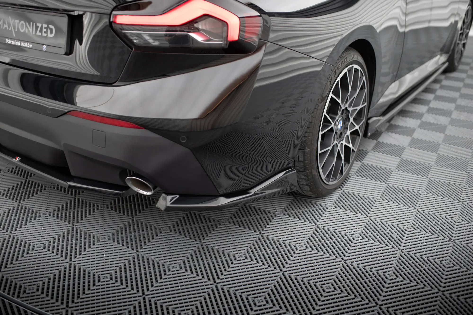 Sidesplitters bak BMW 2 Coupe (G42) 2021 - > | V.2 Glossy Black Edition – bilde 2