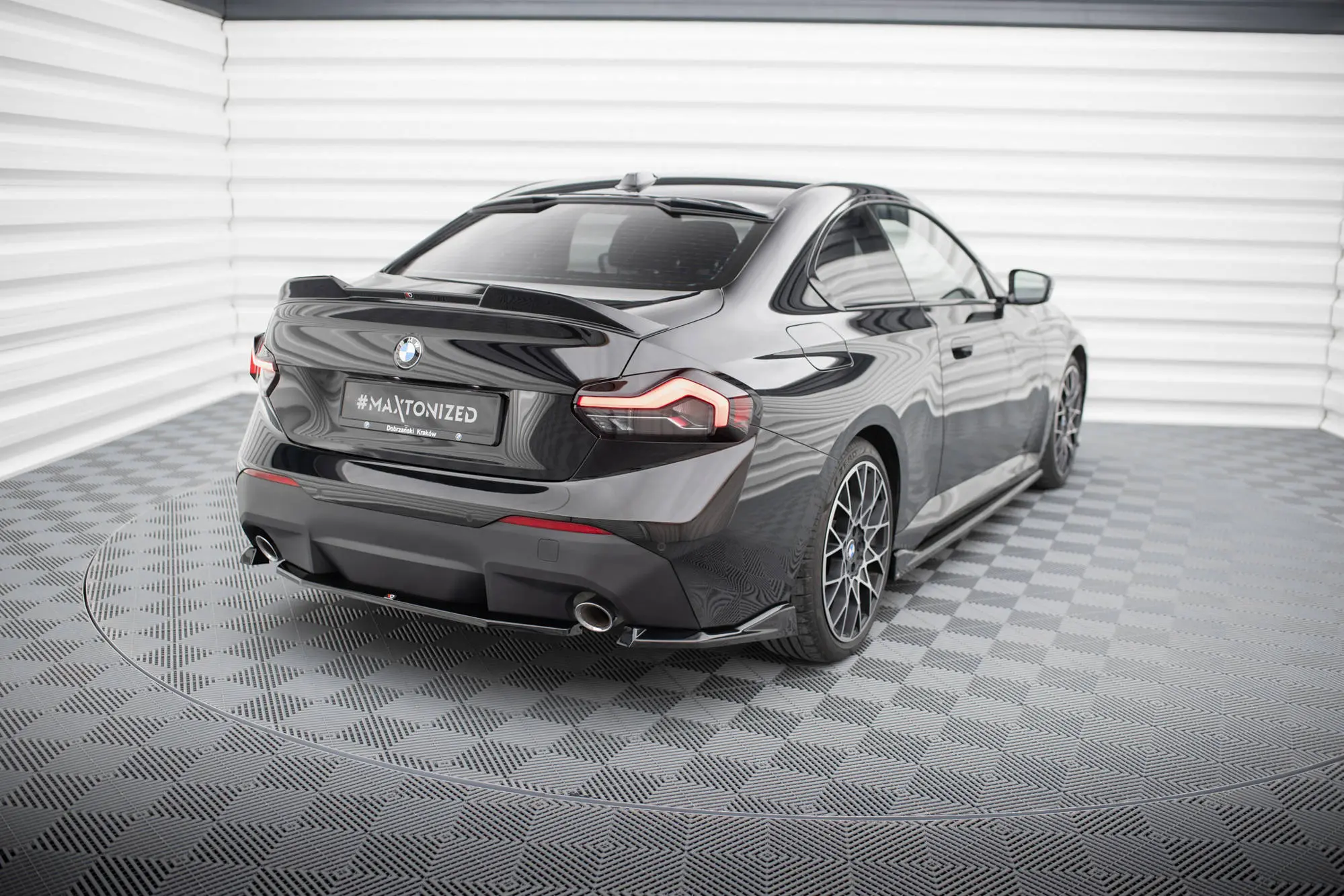 Sidesplitters bak BMW 2 Coupe (G42) 2021 - > | V.2 Glossy Black Edition – bilde 4