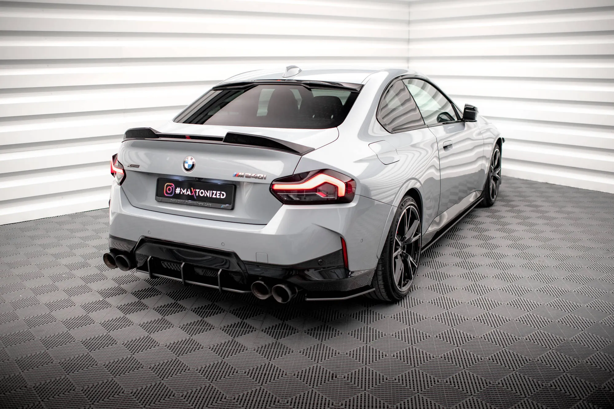 Sidesplitters bak BMW 2 (M240) 2021 - 2026 | Street Pro Black Edition – bilde 2
