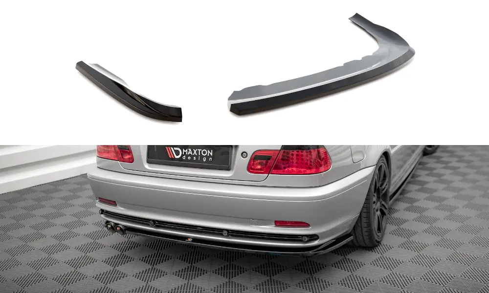 Sidesplitters bak BMW 3 (E46) Coupe/Cabrio 1999 - 2005 | Glossy Black Edition – bilde 2