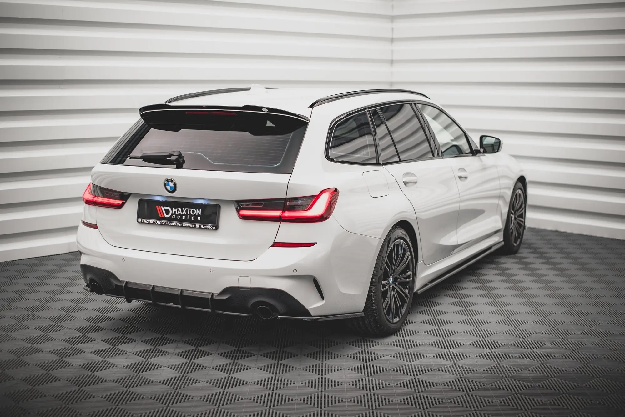 Sidesplitters bak BMW 3 (G20 / G21) M-Pakke 2018 - 2022 | V.2 Glossy Black Edition – bilde 3