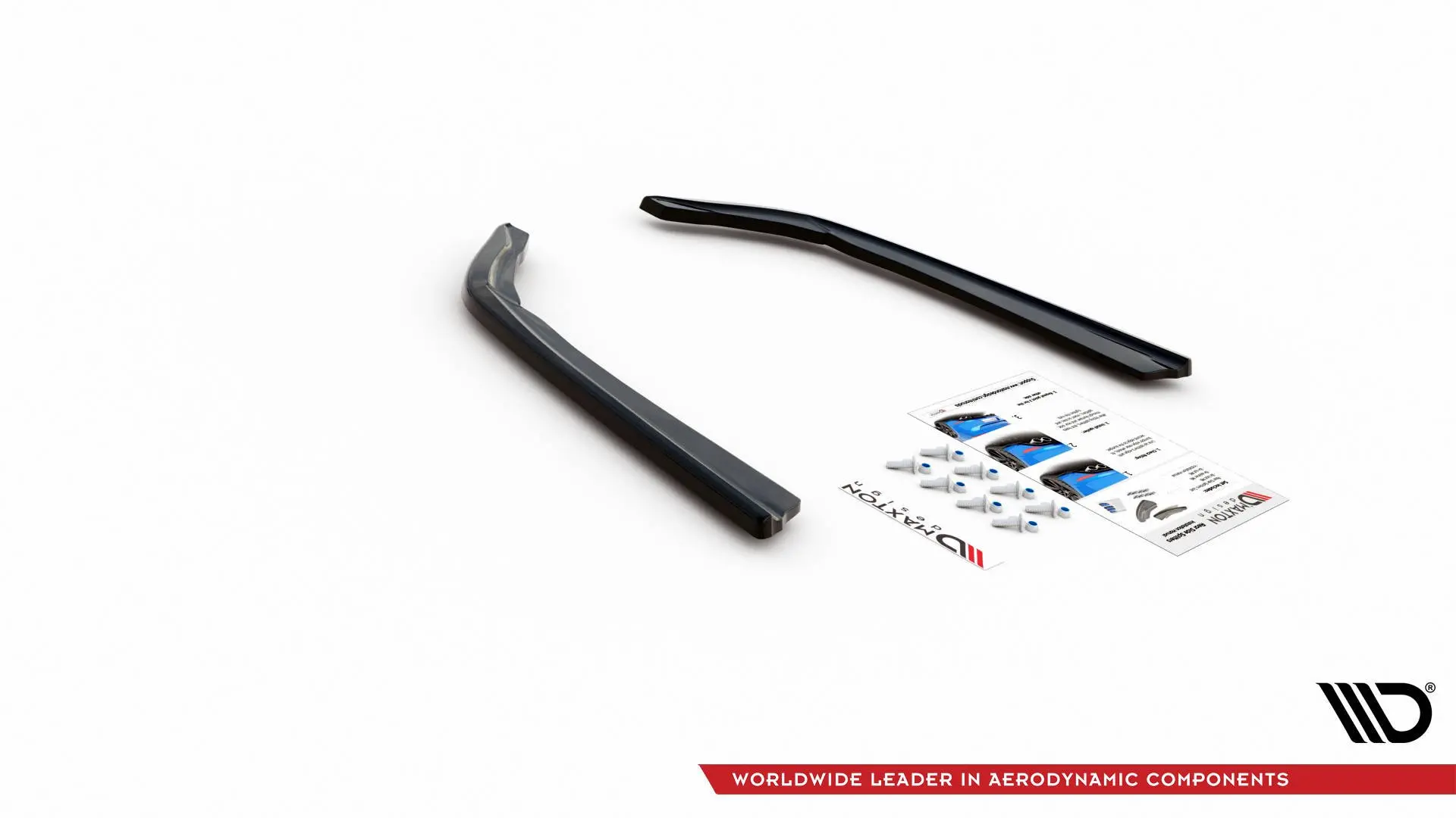 Sidesplitters bak BMW 3 (G20 / G21) M-Pakke 2018 - 2022 | V.2 Glossy Black Edition – bilde 5