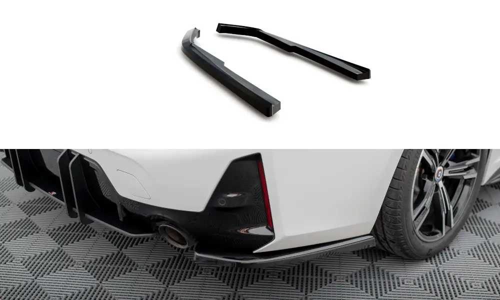 Sidesplitters bak BMW 3 (G20 / G21) M-Pakke LCI 2022-> | Glossy Black Edition – bilde 3