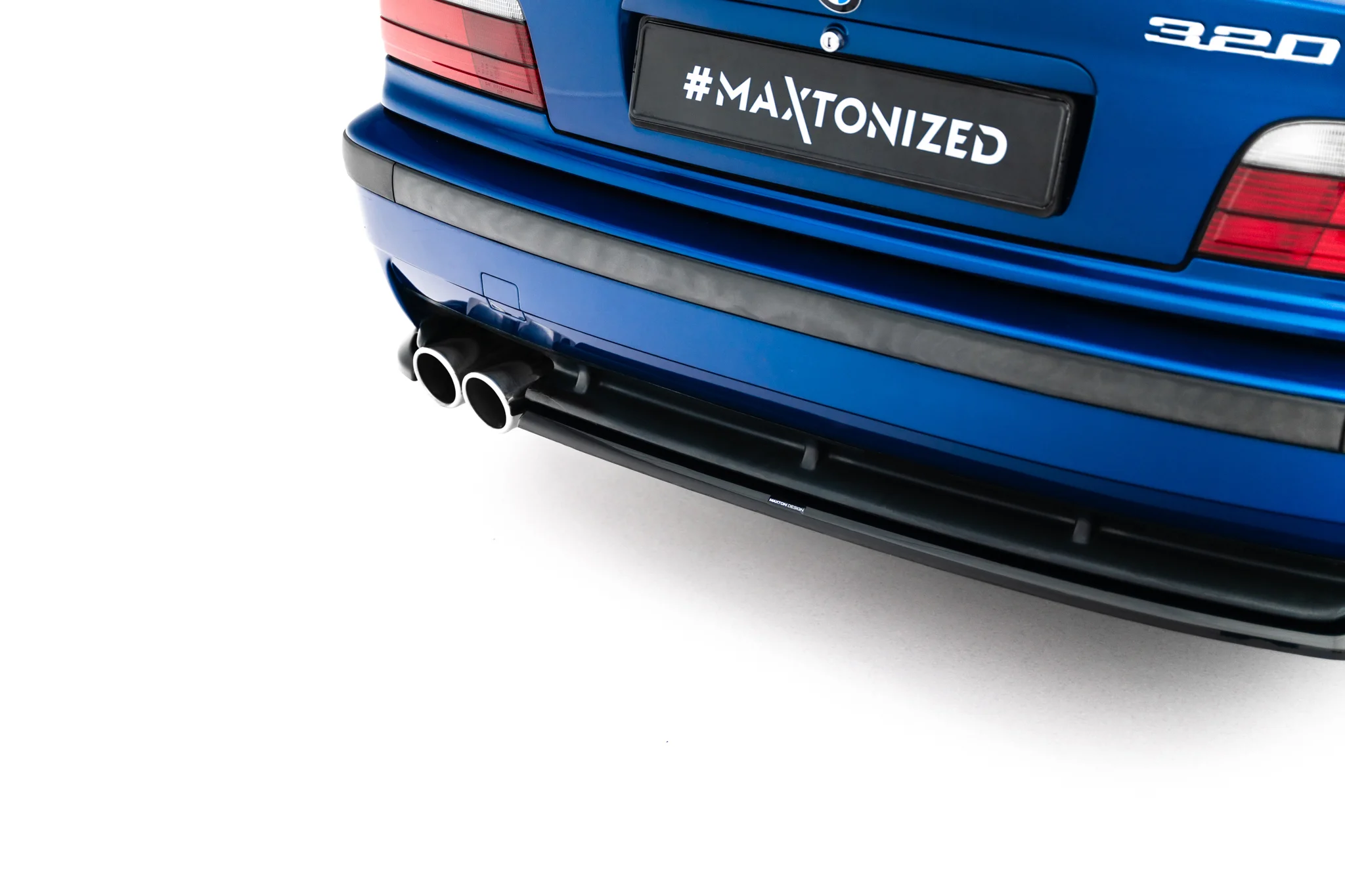 Sidesplitters bak BMW 3 M-Pack (E36) 1993- 1999 | Glossy Black Edition – bilde 3