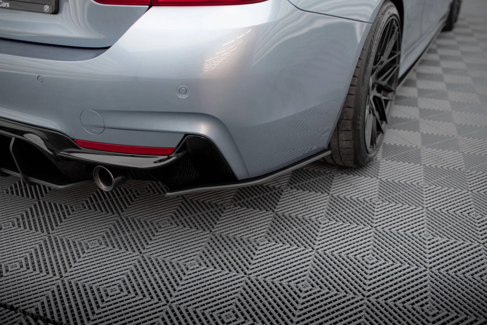 Sidesplitters bak BMW 4 Coupe (F32) M-Pakke 2013 - 2020 | Street Pro Black Edition