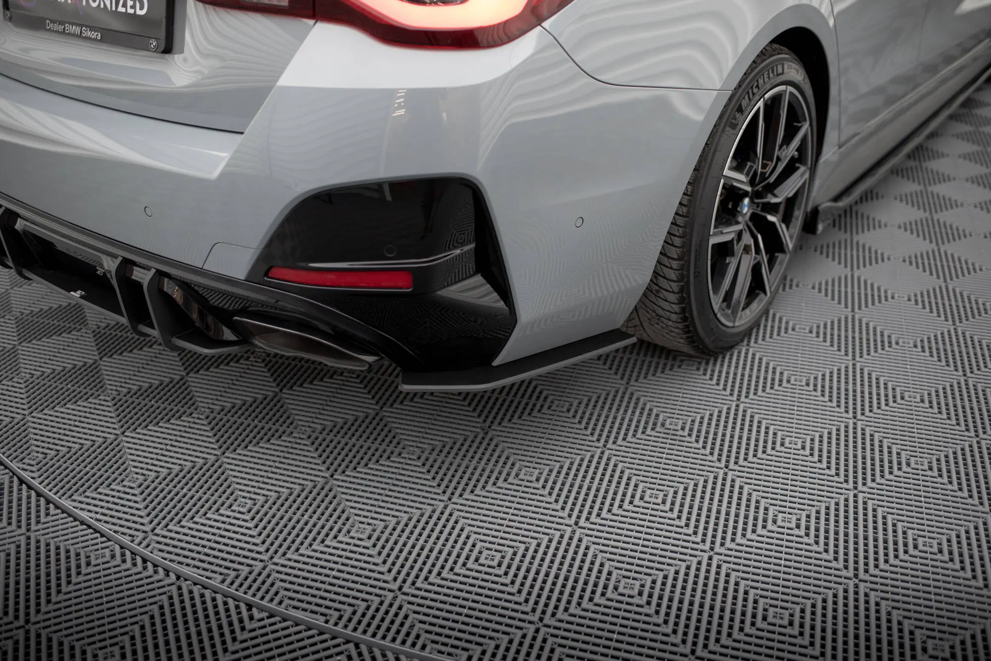 Sidesplitters bak BMW 4 Gran Coupe M440i (G26) 2021 - > | Street Pro Black Edition