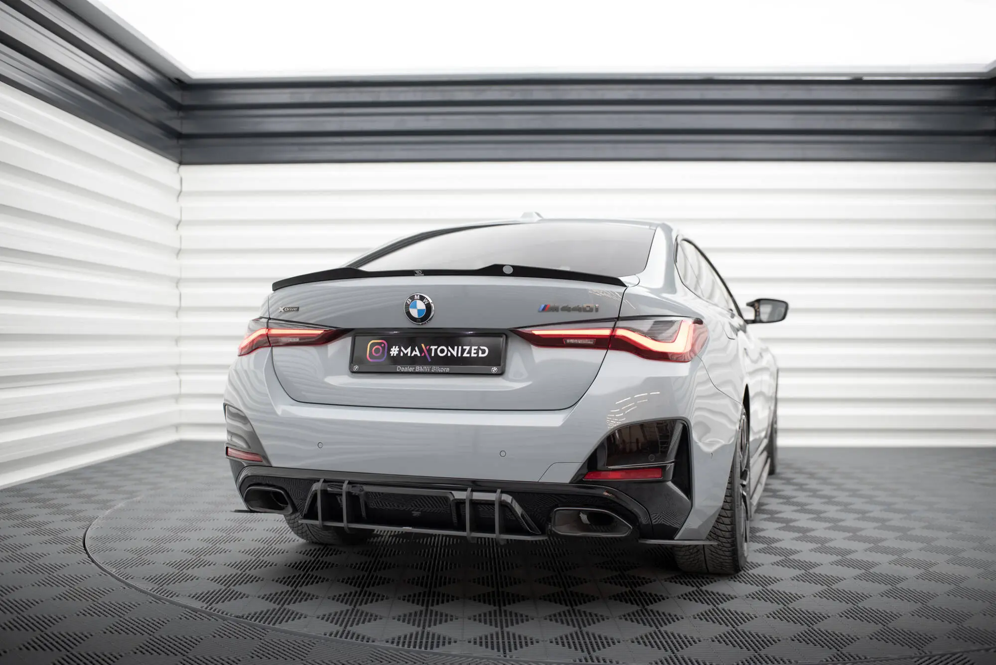 Sidesplitters bak BMW 4 Gran Coupe M440i (G26) 2021 - > | Street Pro Black Edition – bilde 4
