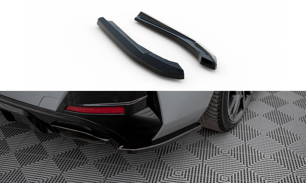 Sidesplitters bak BMW 4 Gran Coupe M440i (G26) 2021 - > | V.1 Glossy Black Edition – bilde 3