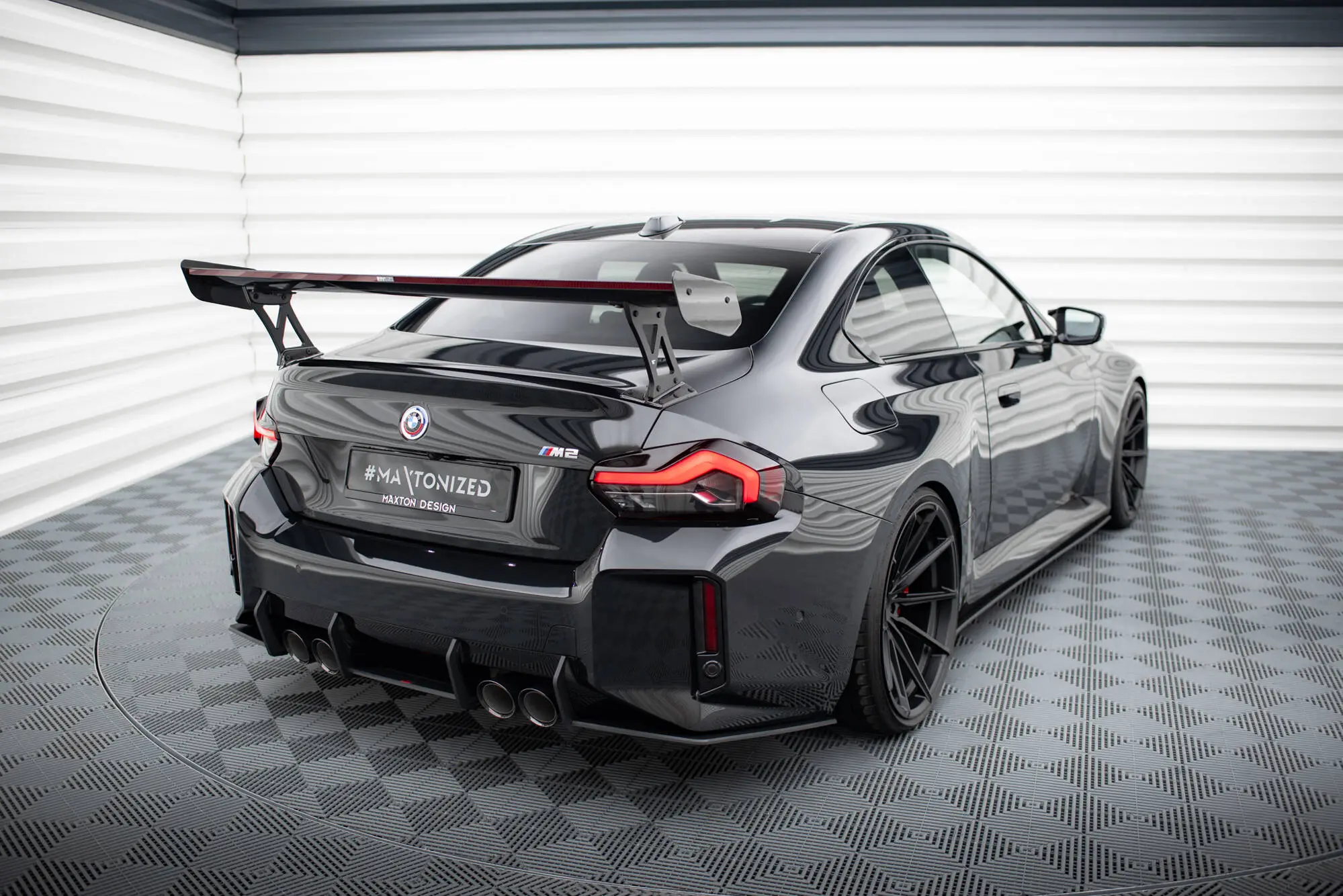 Sidesplitters bak BMW M2 Coupe (G87) 2023 - > | V.1 Street Pro Black Edition – bilde 4