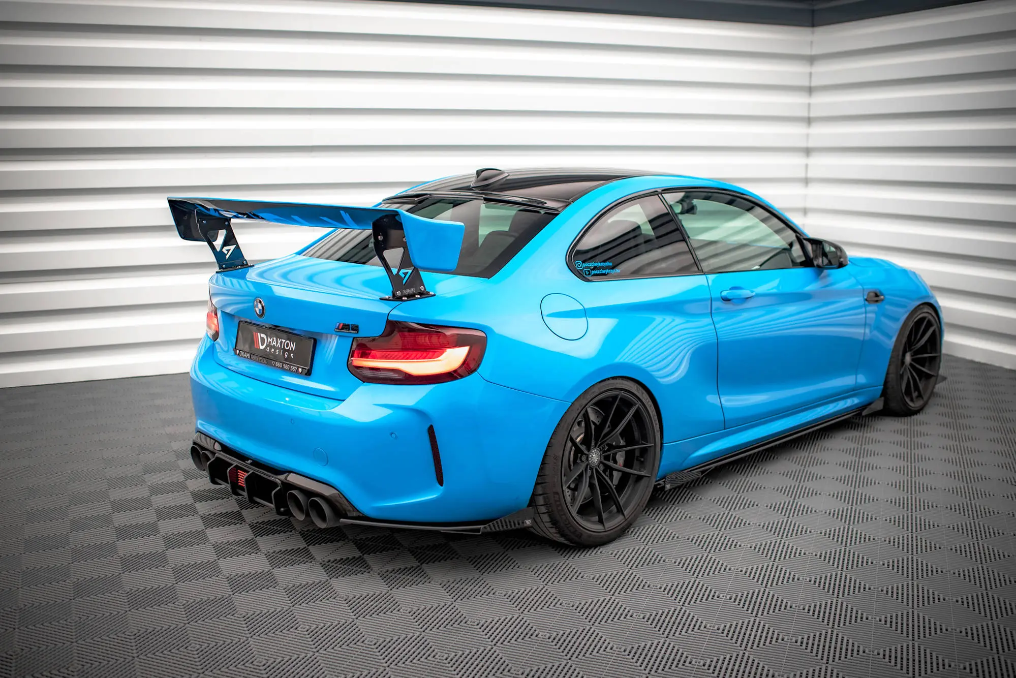 Sidesplitters bak BMW M2 (F87) 2015 - 2021 – bilde 2