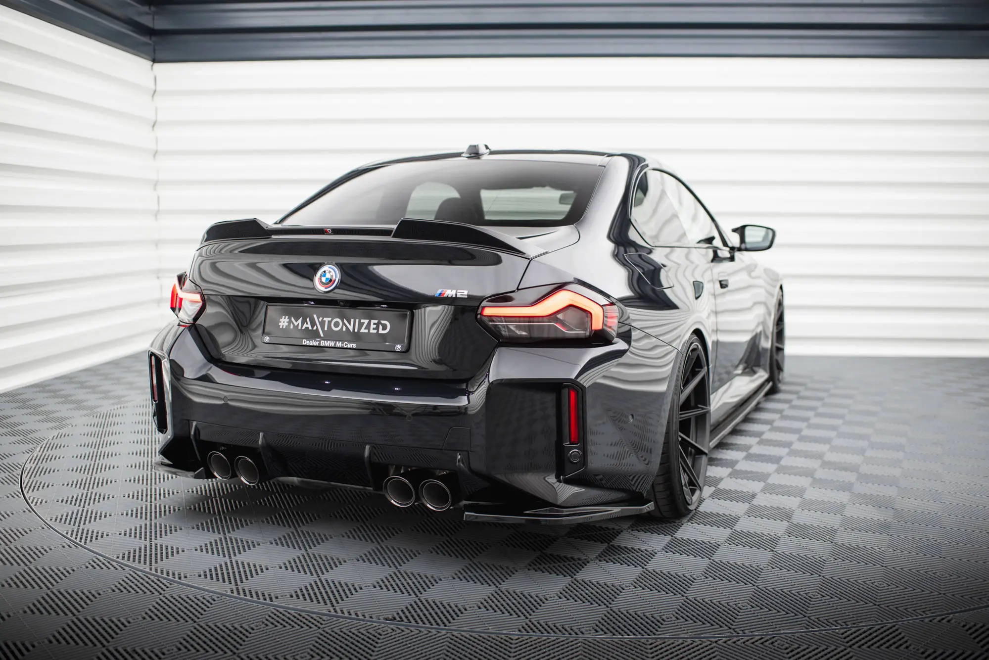 Sidesplitters bak BMW M2 (G87) 2023 -> | V.1 Glossy Black Edition – bilde 4