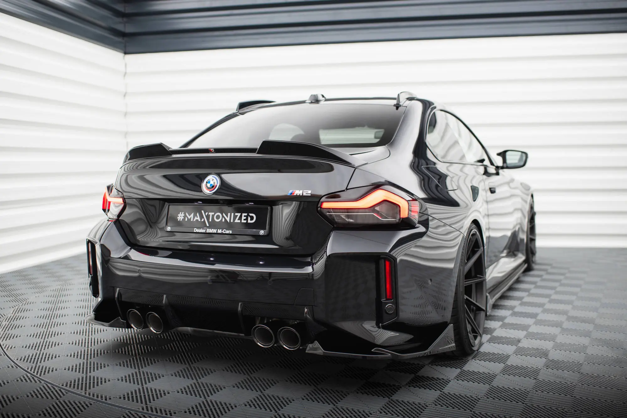 Sidesplitters bak BMW M2 (G87) 2023 -> | V.2 Glossy Black Edition – bilde 4