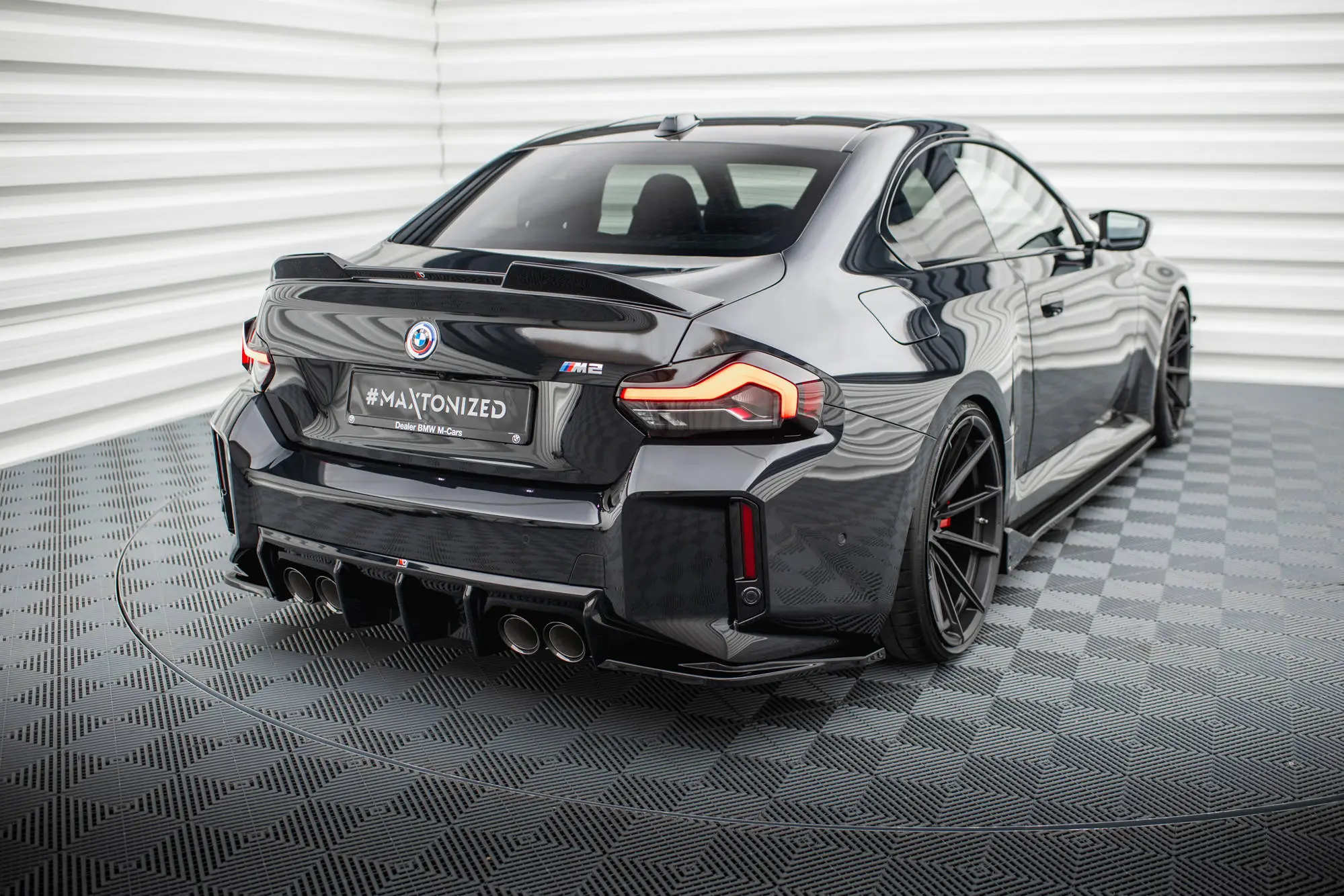 Sidesplitters bak BMW M2 (G87) 2023 -> | V.3 Glossy Black Edition – bilde 4