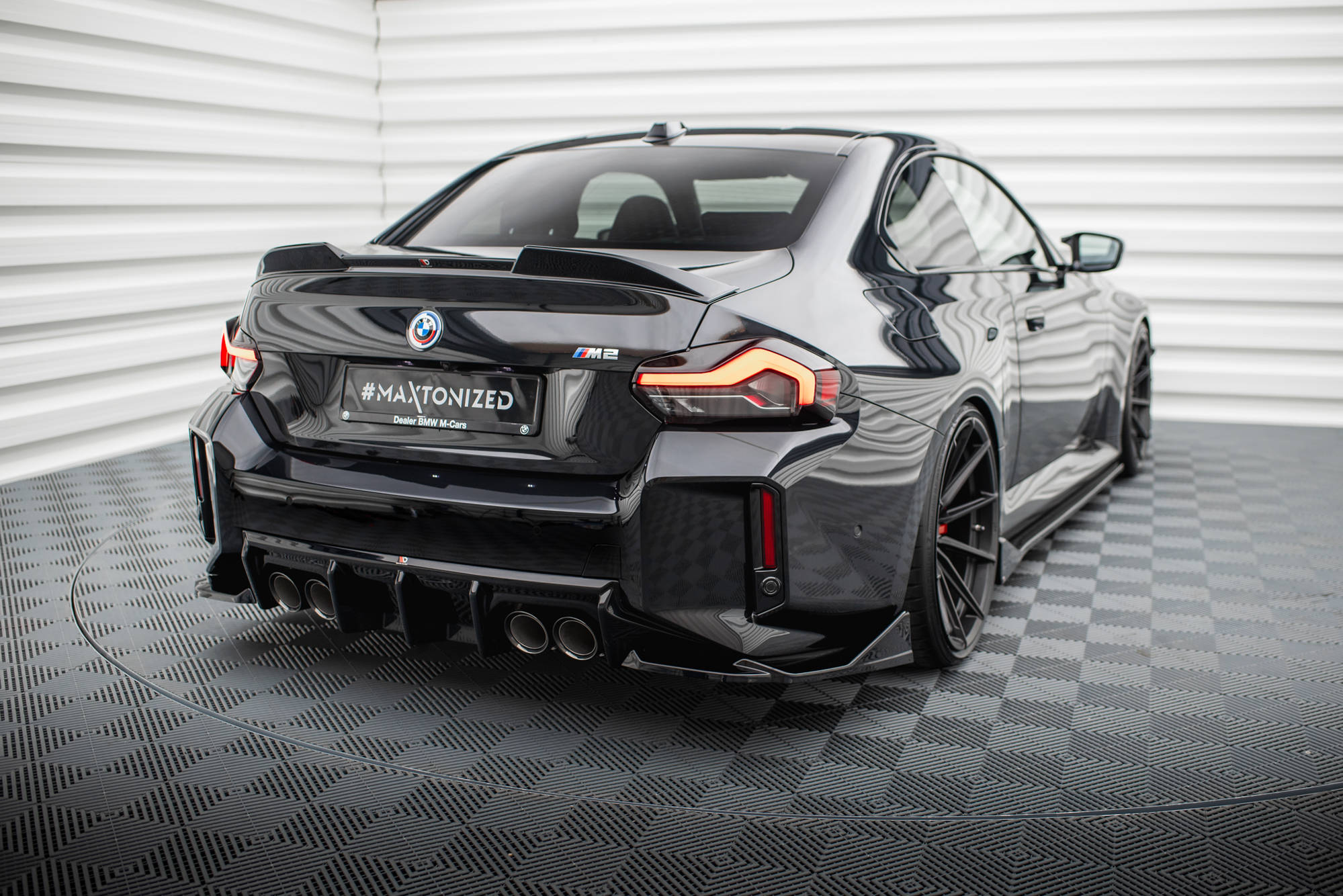 Sidesplitters bak BMW M2 (G87) 2023 -> | V.4 Glossy Black Edition – bilde 4
