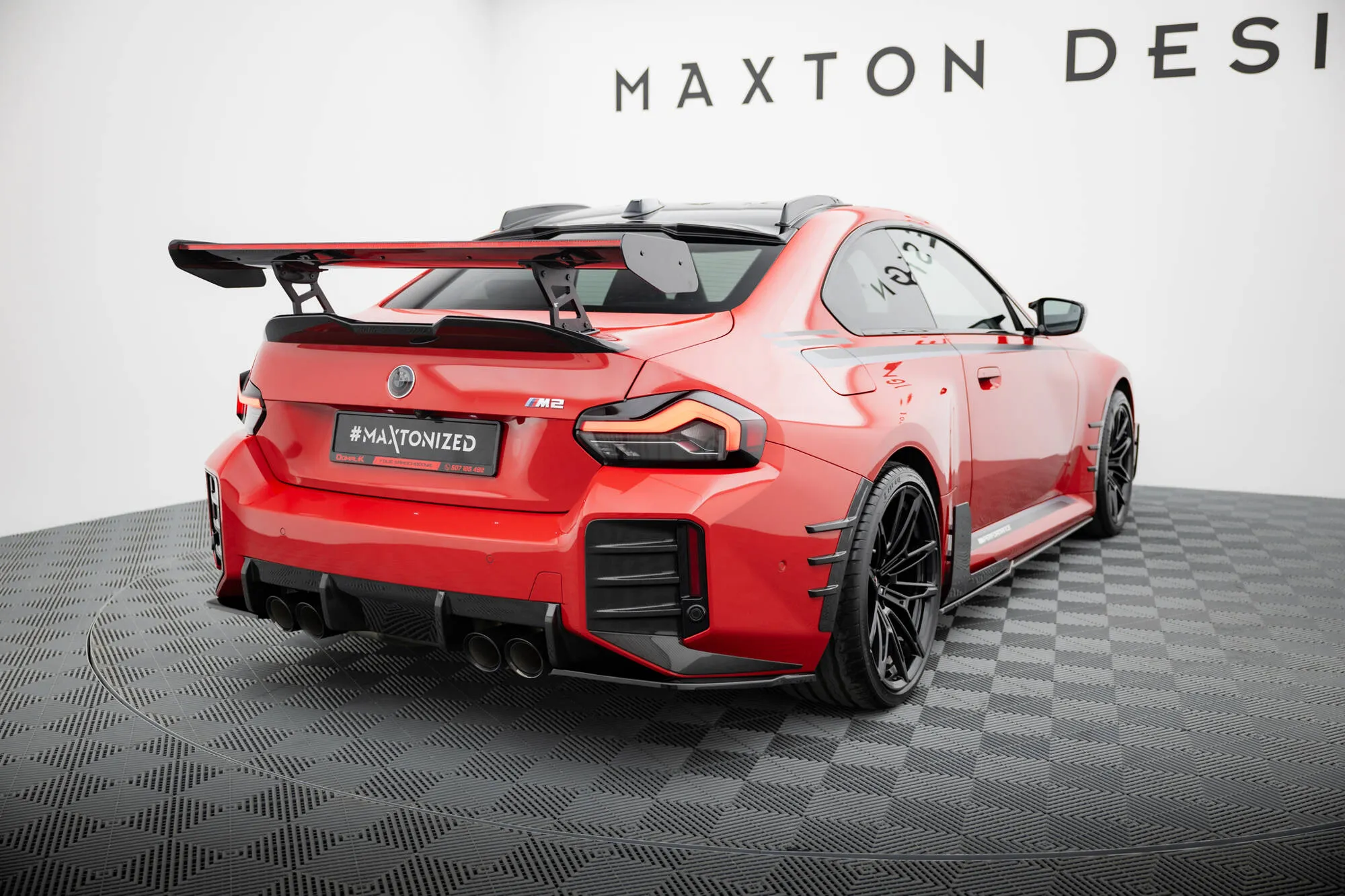 Sidesplitters bak BMW M2 M-Performance (G87) 2023 -> | Glossy Black Edition – bilde 2