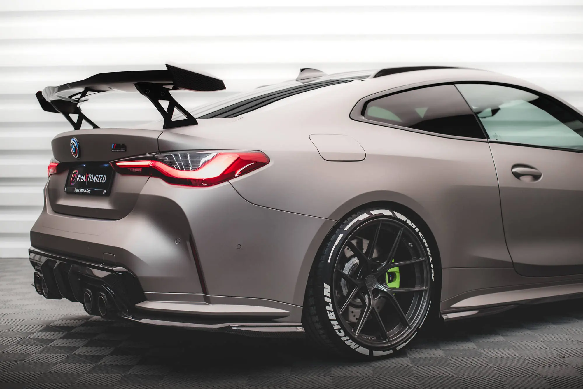 Sidesplitters bak BMW M4 (G82) 2021-> | Real Carbon Fiber – bilde 3