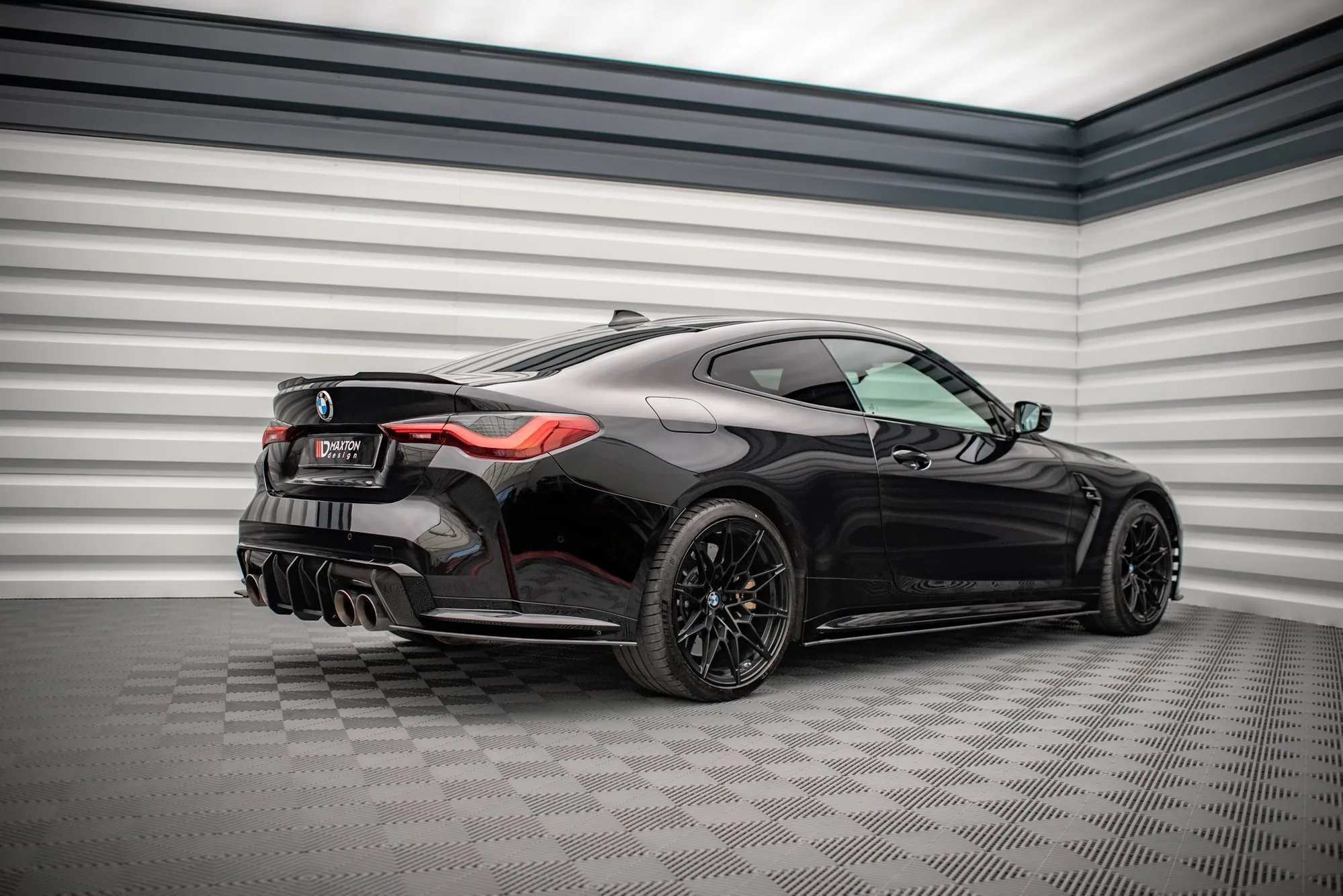 Sidesplitters bak BMW M4 (G82) 2021-> | Street Pro Black Edition – bilde 2