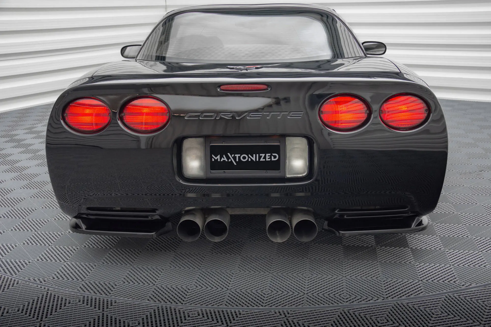 Sidesplitters bak Chevrolet Corvette C5 1997 - 2004 | Glossy Black Edition – bilde 3