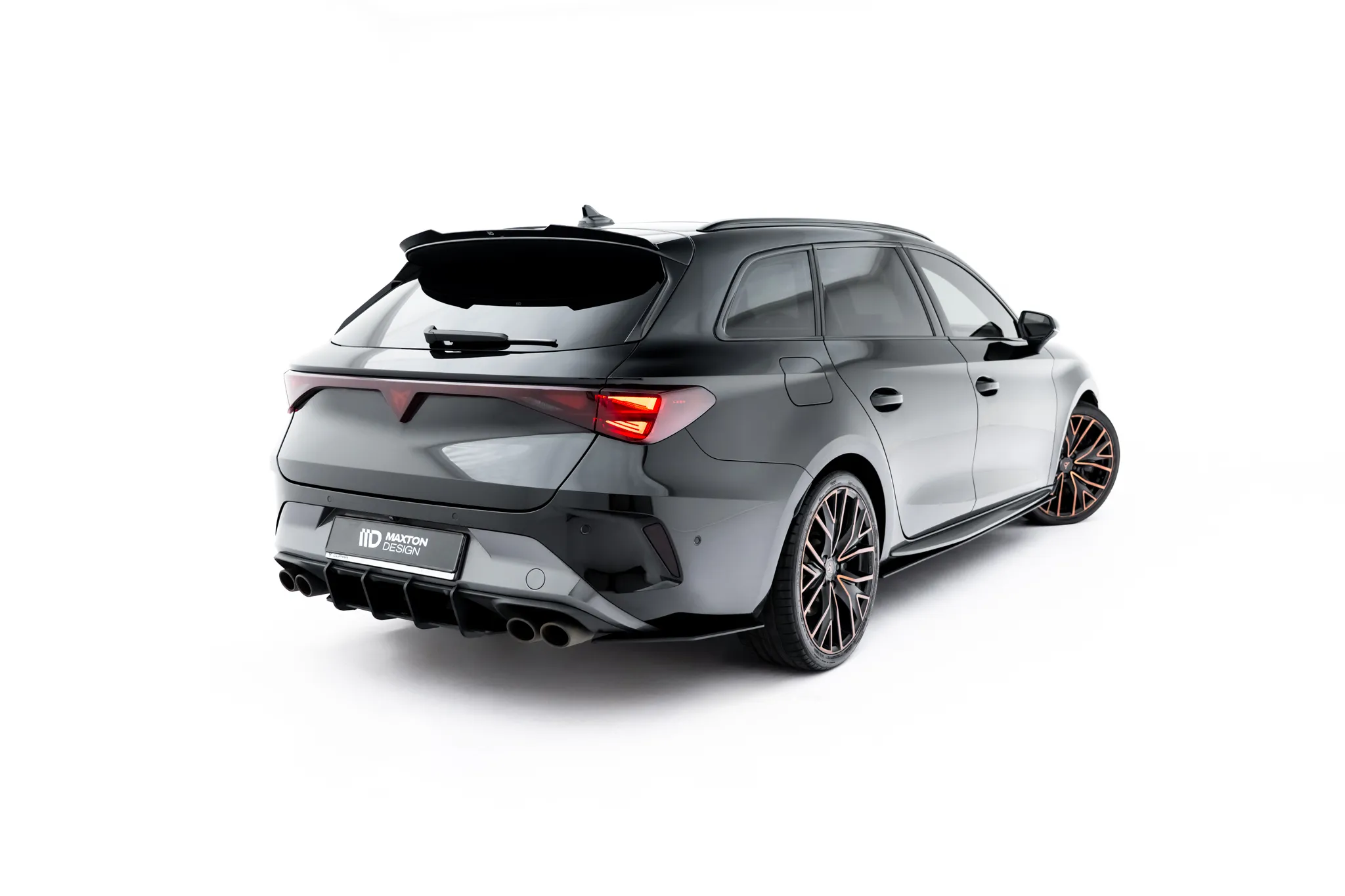 Sidesplitters bak Cupra Leon 2020-2026 | Street Pro Black Edition – bilde 4