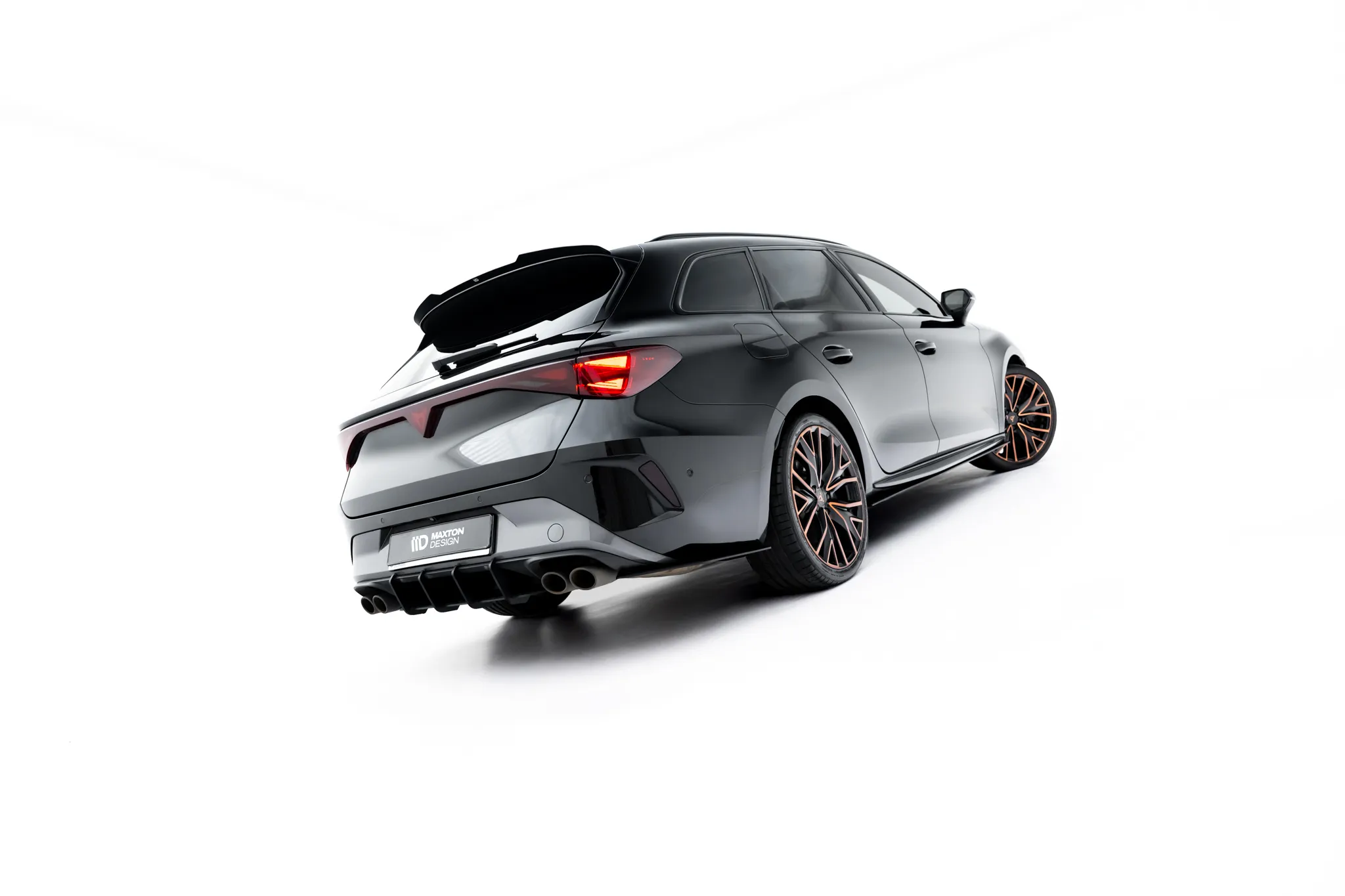 Sidesplitters bak Cupra Leon 2020-2026 | Street Pro Black Edition – bilde 5