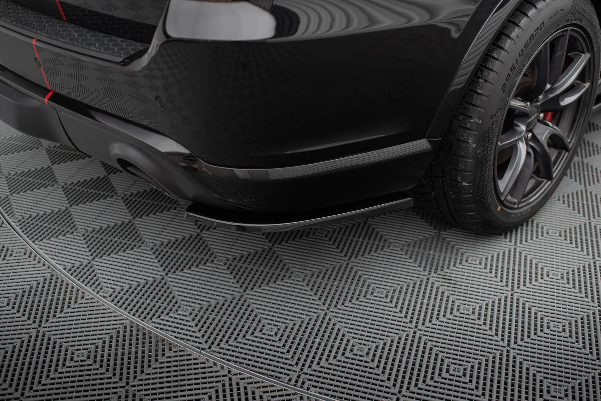 Sidesplitters bak Dodge Durango (III) 2011 - 2026 | Glossy Black Edition
