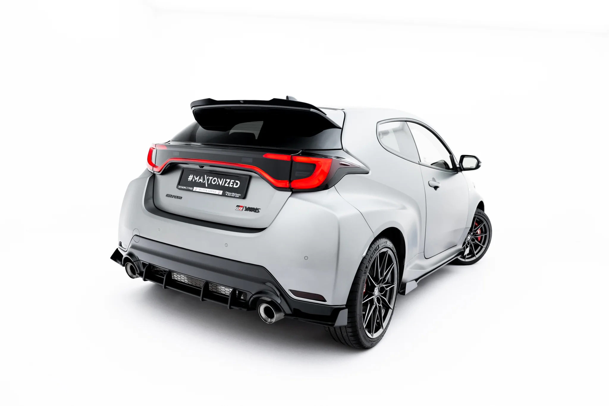 Sidesplitters bak + Flaps Toyota GR Yaris IV Facelift 2024 -> | Glossy Black Edition – bilde 3