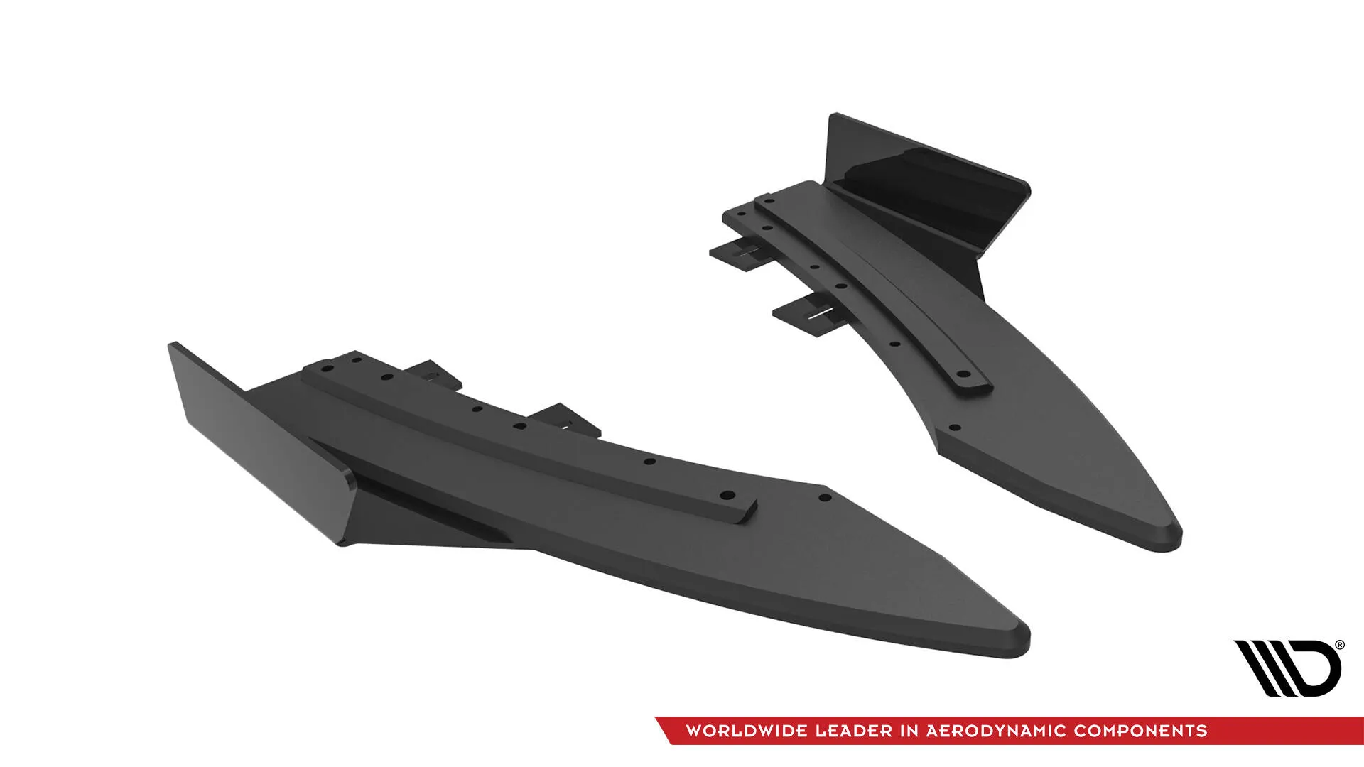 Sidesplitters bak + Flopper Audi A5 8T Coupe 2007 - 2011 / Audi A5 8T S-Line Coupe 2007 - 2011 | Street Pro Black Edition – bilde 4