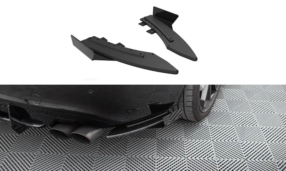 Sidesplitters bak + flopper Audi A5 8T S-Line / S5 8T 2007 - 2011 | Street Pro Black Edition – bilde 3