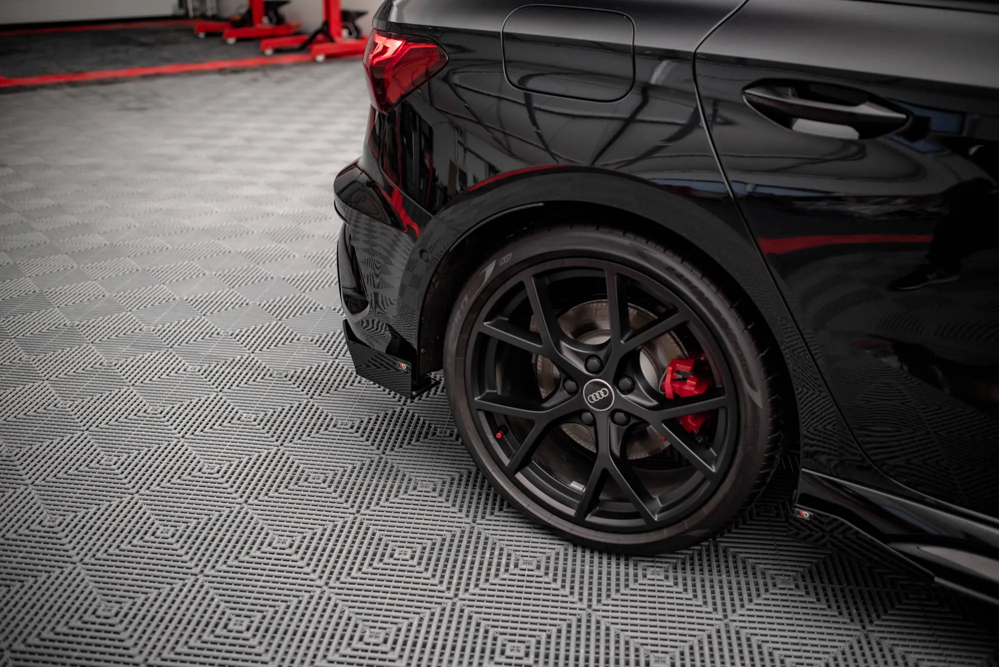 Sidesplitters bak + Flopper Audi RS3 8Y 2002-2010 | Street Pro Black Edition – bilde 5