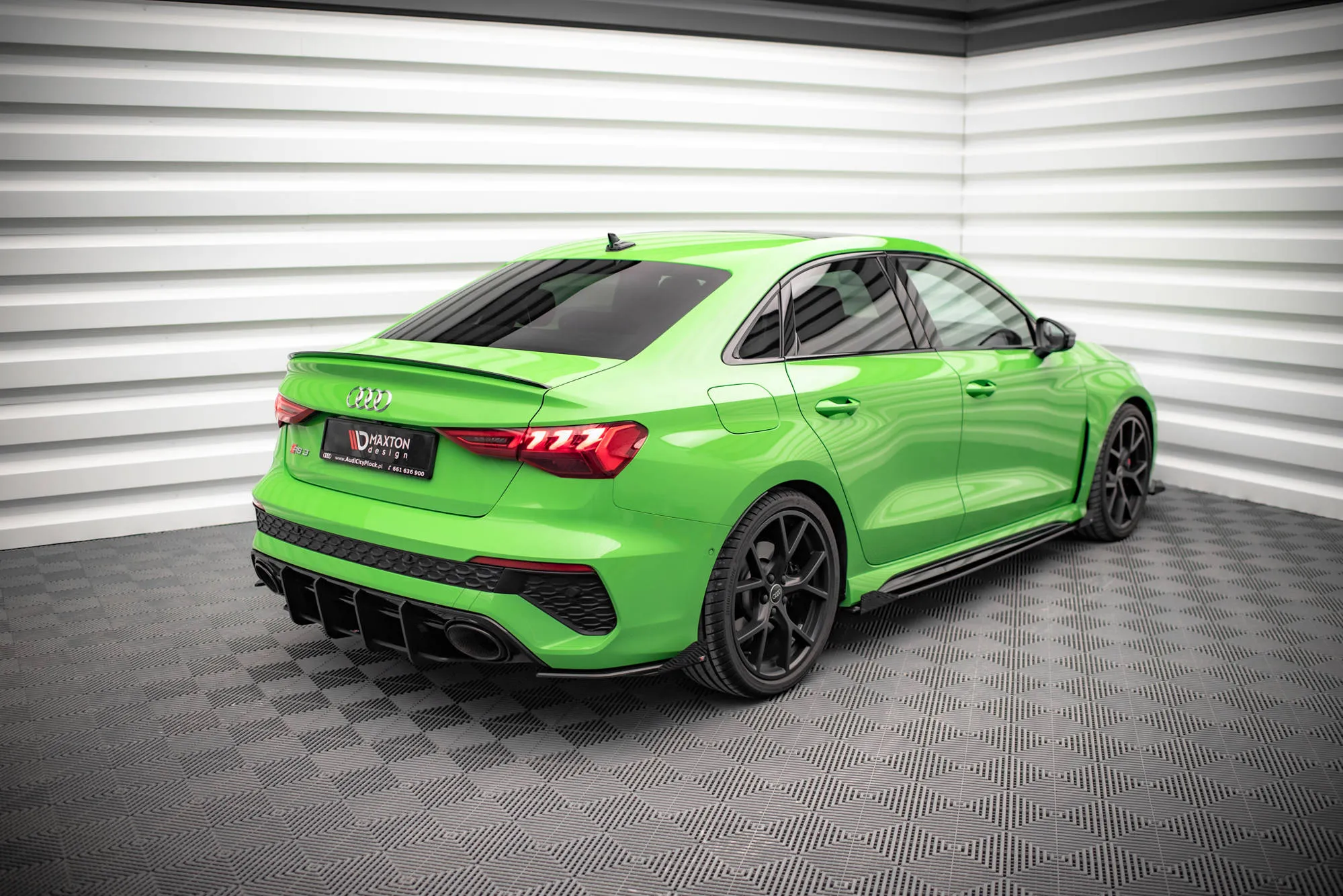 Sidesplitters bak + Flopper Audi RS3 8Y 2020 -> | Street Pro Black Edition – bilde 3