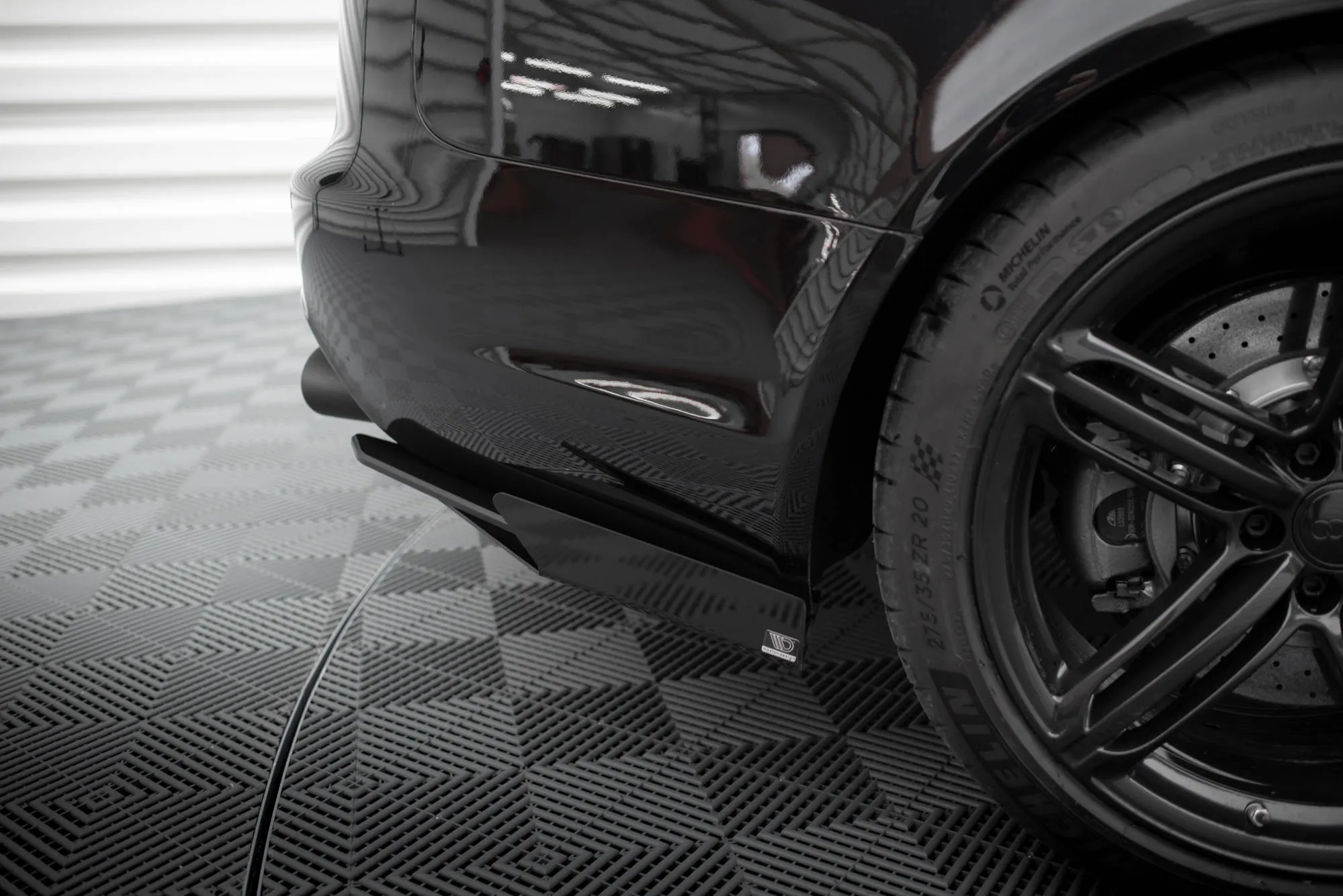 Sidesplitters bak + Flopper Audi RS6 (C6) Avant 2007 - 2010 | Street Pro Black Edition – bilde 3