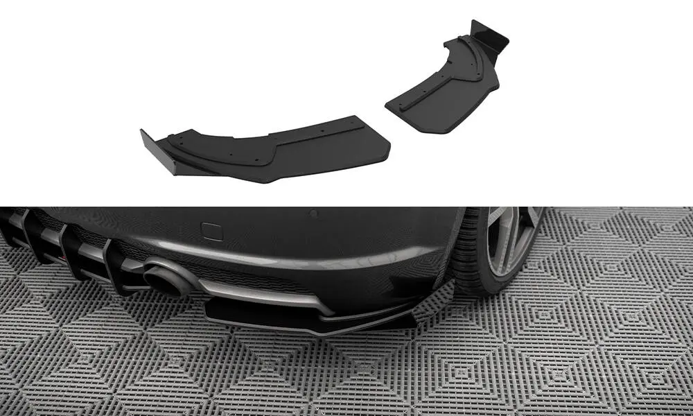 Sidesplitters bak + flopper Audi TT S-Line (8S) 2014 - 2018 | Street Pro Black Edition – bilde 2