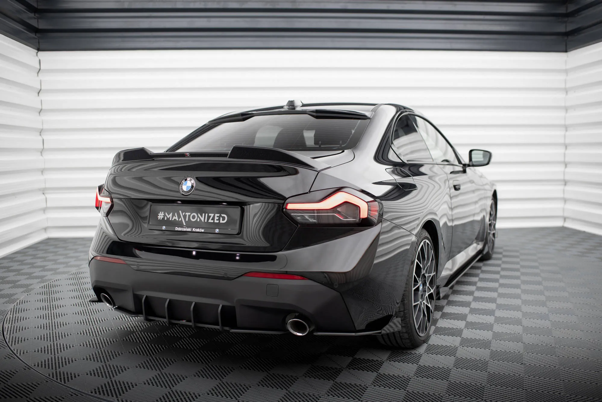 Sidesplitters bak + Flopper BMW 2 Coupe (G42) 2021 - > | Street Pro Black Edition – bilde 5